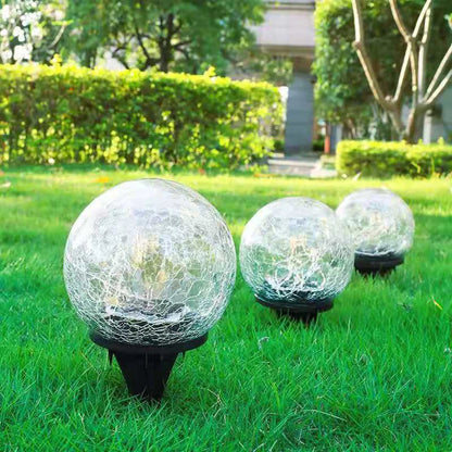 Led Crystal Globe Lichten Outdoor Waterdichte Tuin Decoratie Glazen Bol Licht Ground Gazon Lamp Vakantie Partij Decoratie