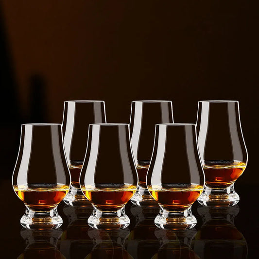 6 Stuks Whiskey Glazen Kristal 200ml - Luxe en kwaliteit voor de ware kenner