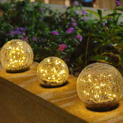 Led Crystal Globe Lichten Outdoor Waterdichte Tuin Decoratie Glazen Bol Licht Ground Gazon Lamp Vakantie Partij Decoratie